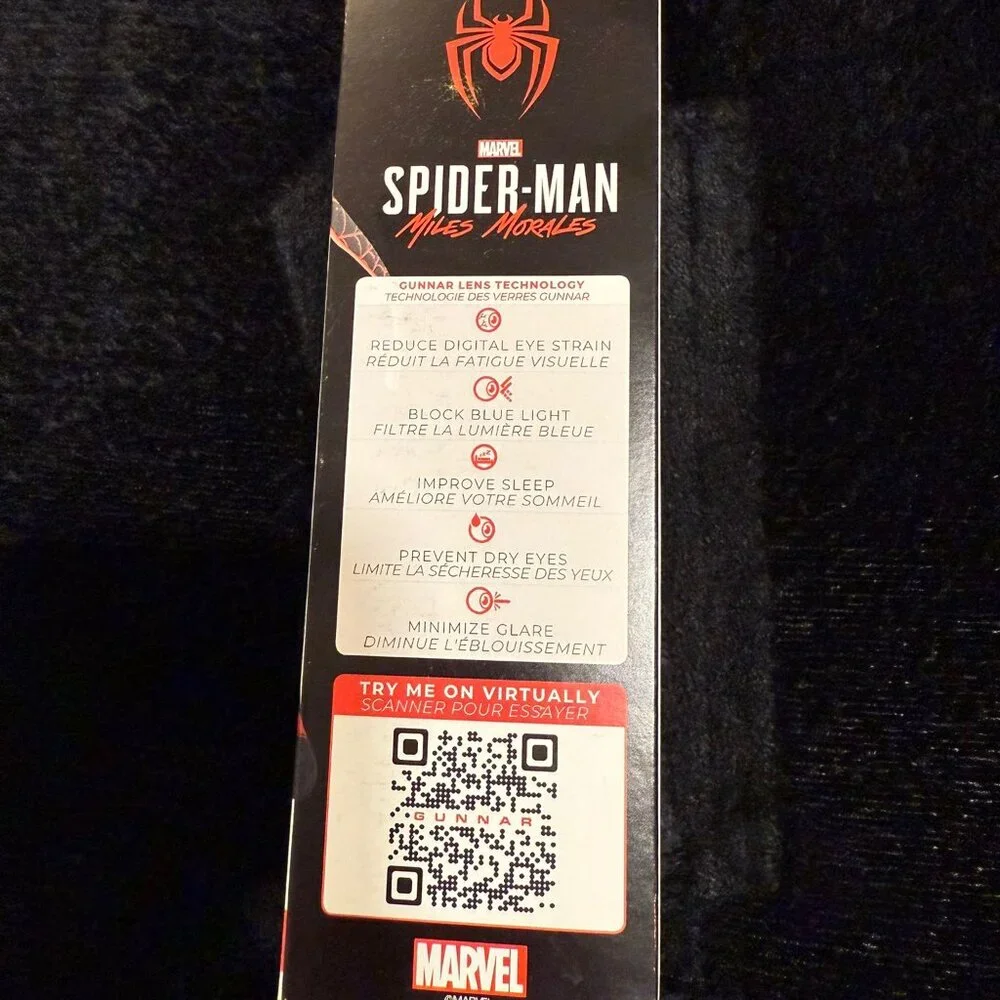Spider-Man: Miles Morales Edition Premium Gaming and Computer Glasses for Kids